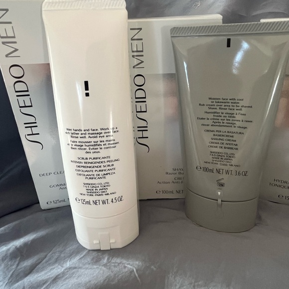 SHISEIDO Men Skincare - (4) items New - lids SEALED with  boxes - Picture 4 of 9